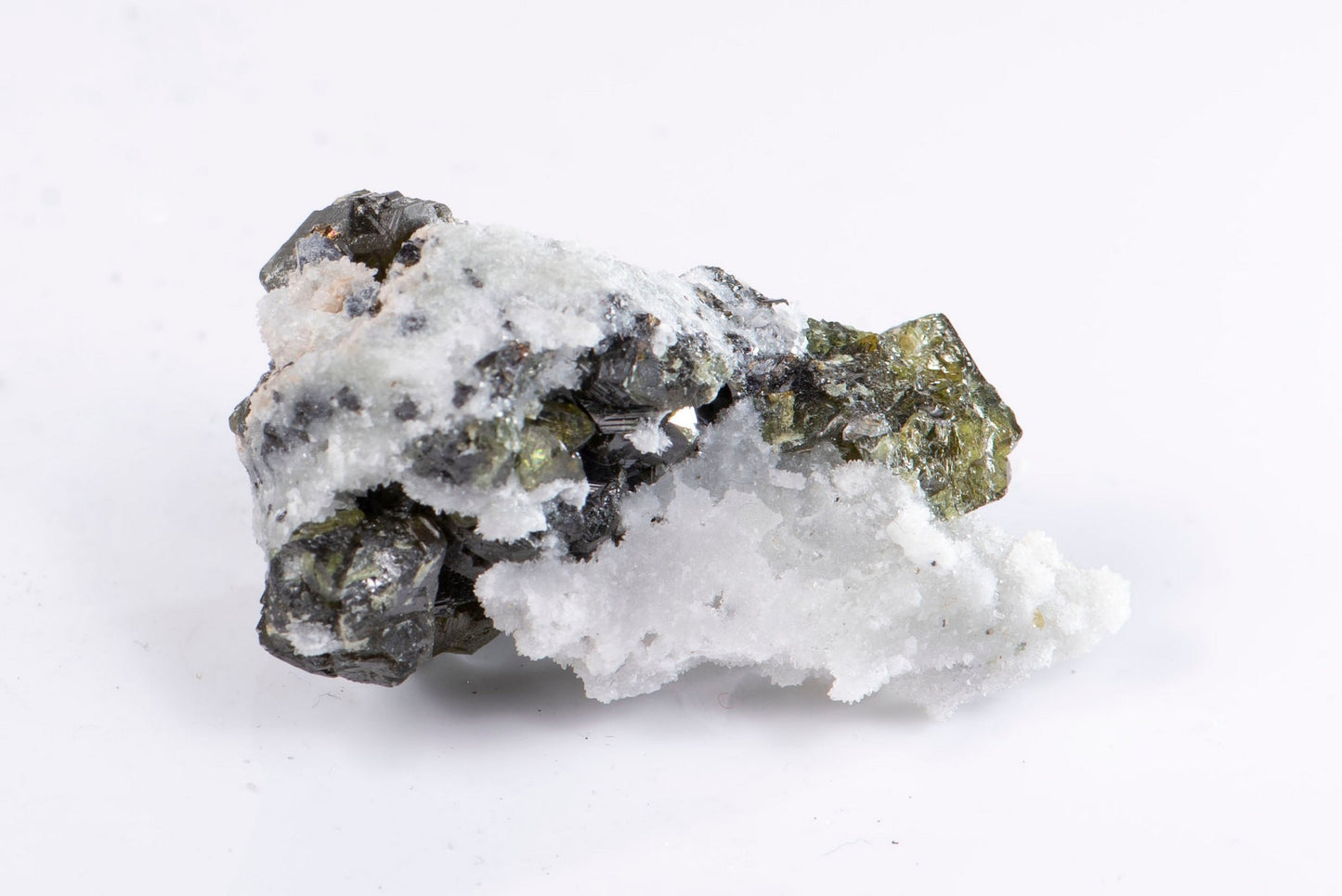 Cleiophane green sphalerite with quartz cluster crystal from Bulgaria 35g