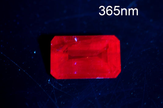 Purple sapphire 0.89ct untreated octagon cut