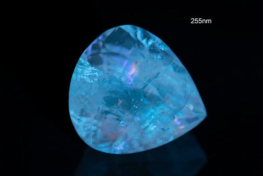 Morganite pink beryl 5.89ct teardrop cut