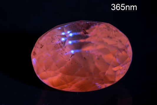 Light pink kunzite 1.89ct fluorescent oval cut