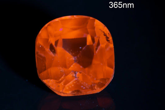 Pink kunzite spodumene 2.46ct fluorescent cushion cut