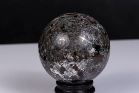 Fluorescent sodalite sphere 57.7mm