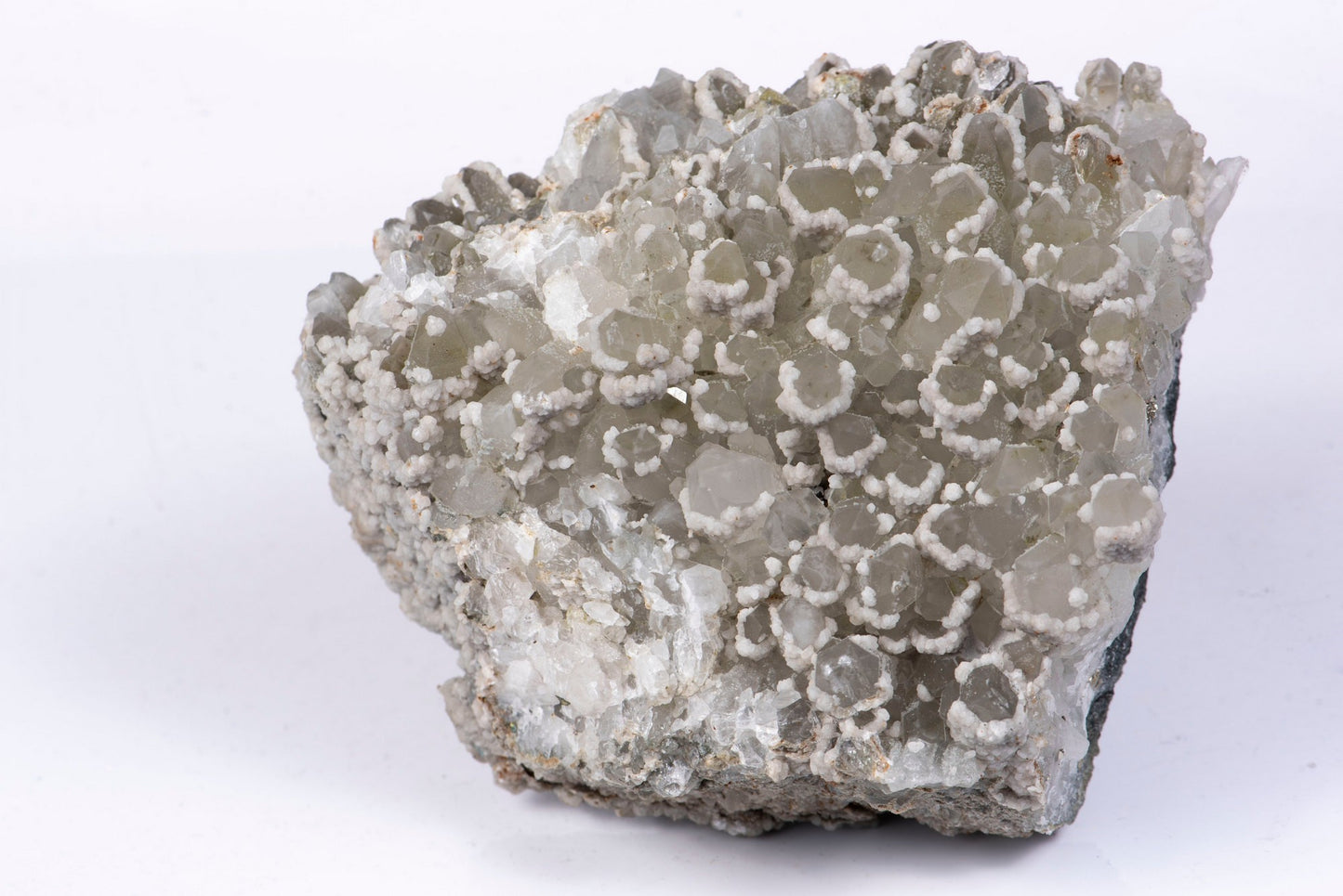 Natural quartz with calcite and pyrite cluster crystal 1.2kg Bulgaria mineral specimen collector