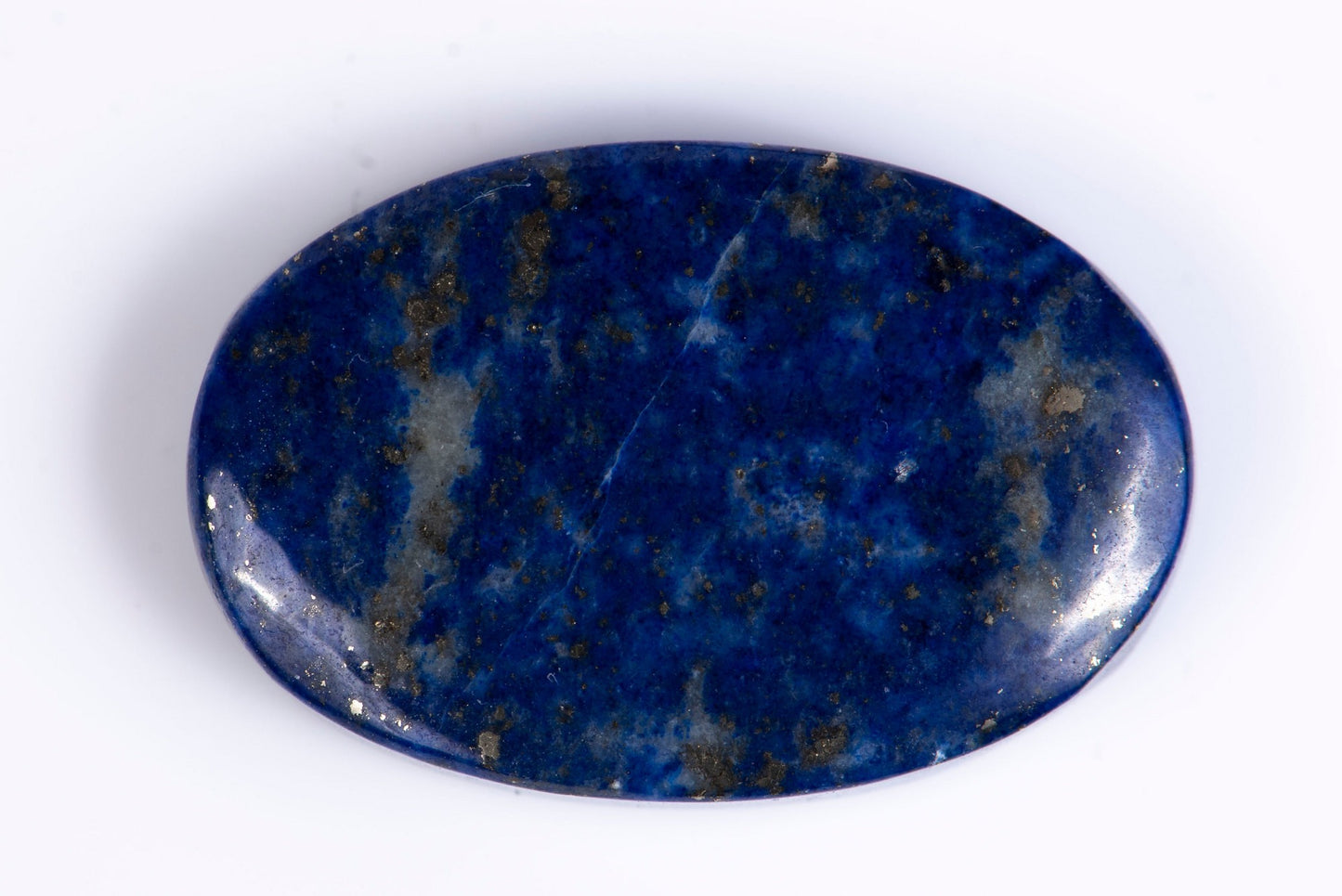 Blue lapis lazuli 32.91ct oval cabochon