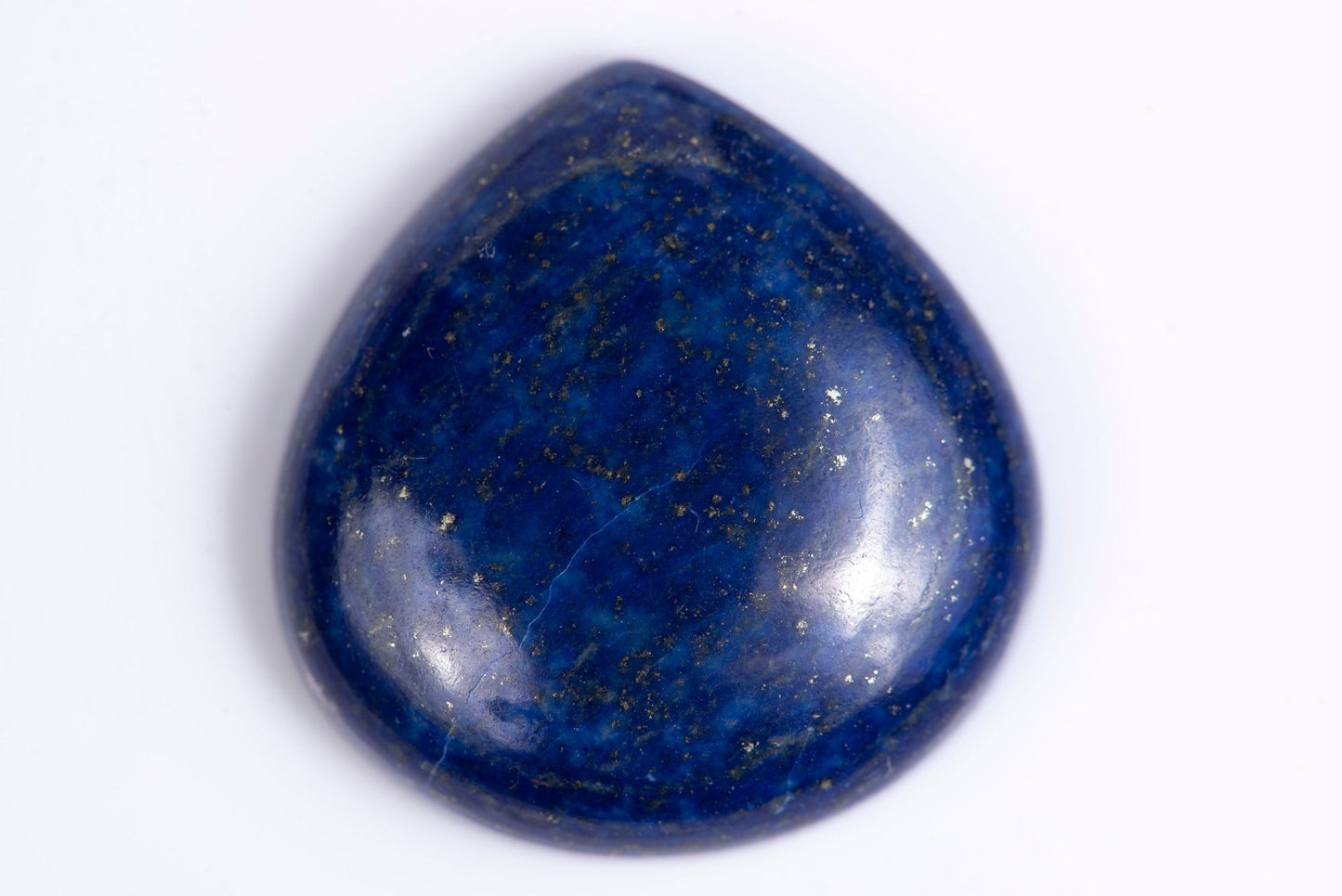 Blue lapis lazuli 61.72ct teardrop cabochon