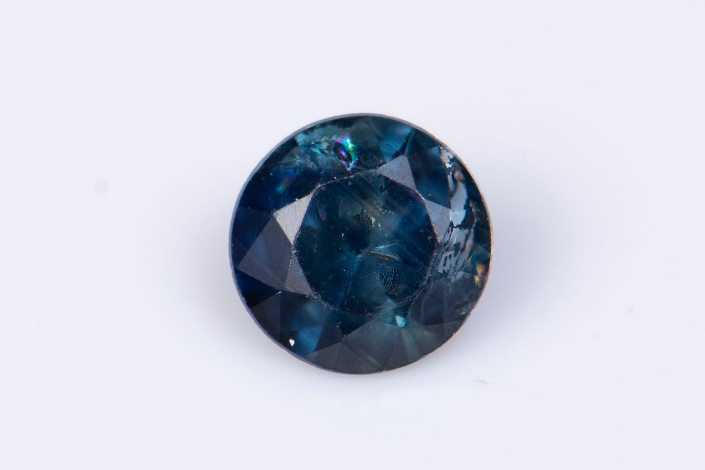 Blue sapphire 0.25ct 3.7mm heated round cut