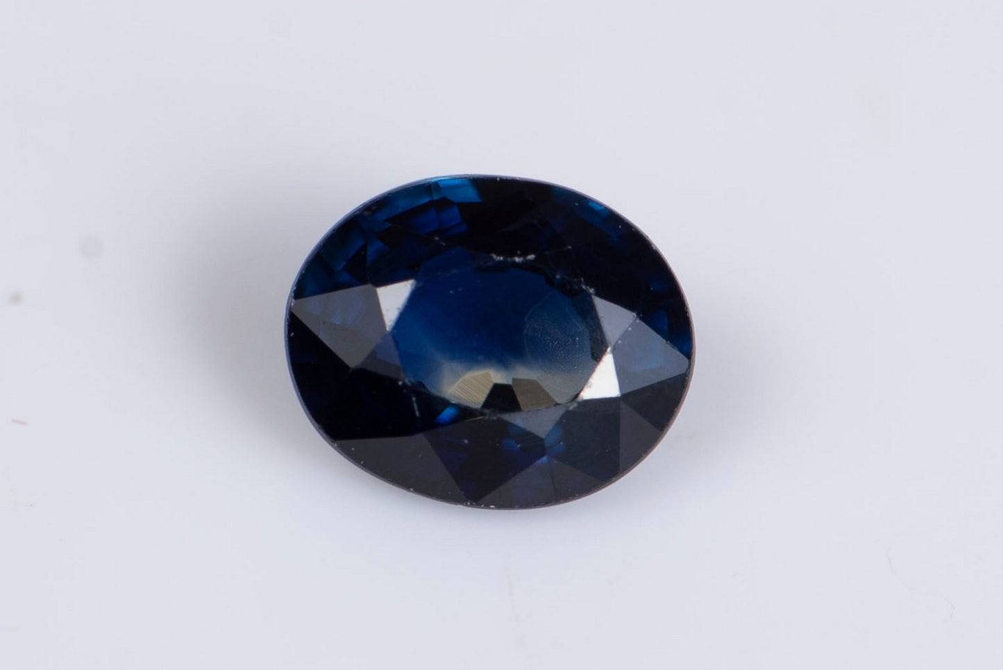 Blue sapphire 0.36ct heated oval cut