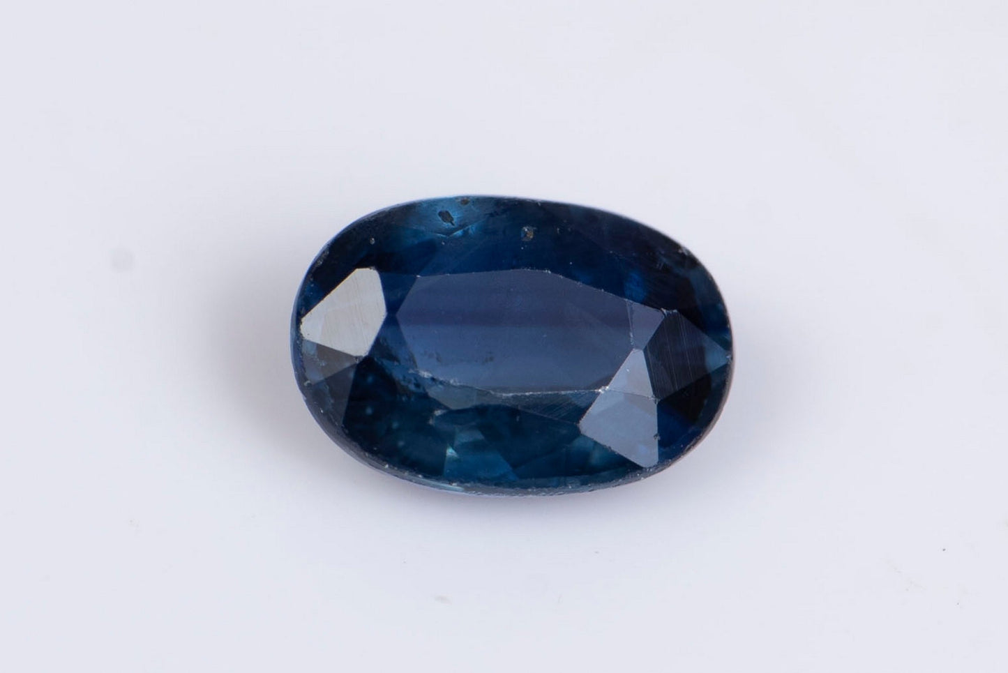 Blue sapphire 0.39ct heated oval cut
