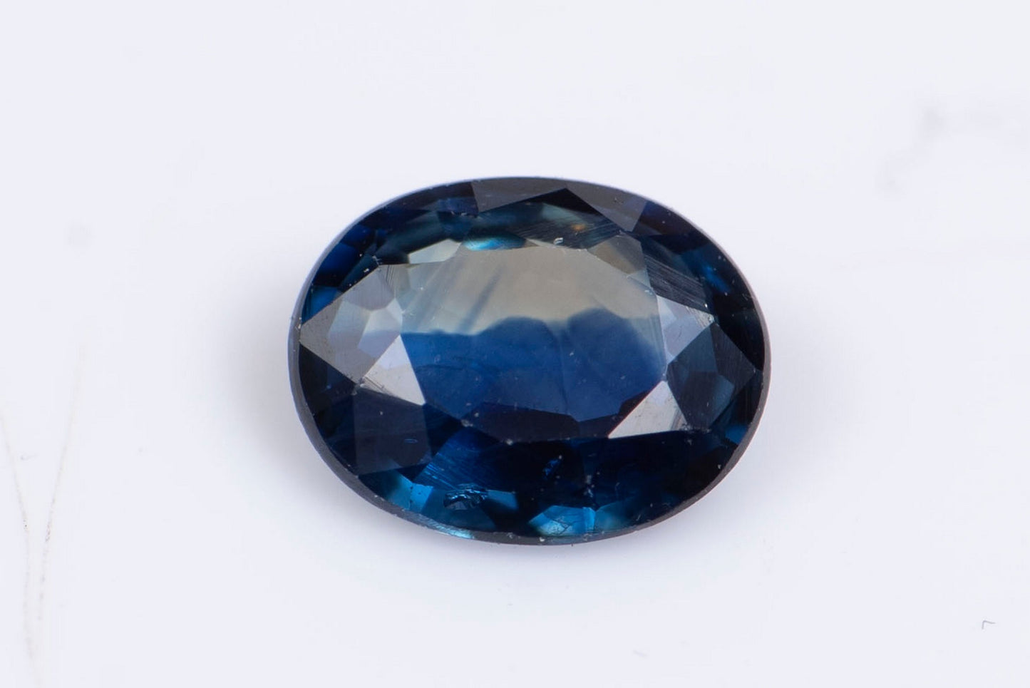 Blue sapphire 0.41ct heated oval cut