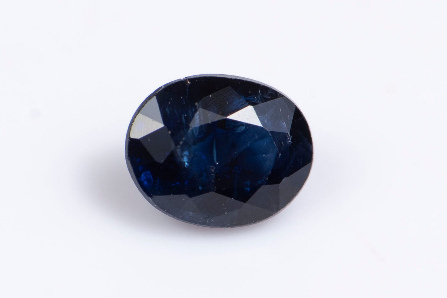 Blue sapphire 0.51ct heated oval cut