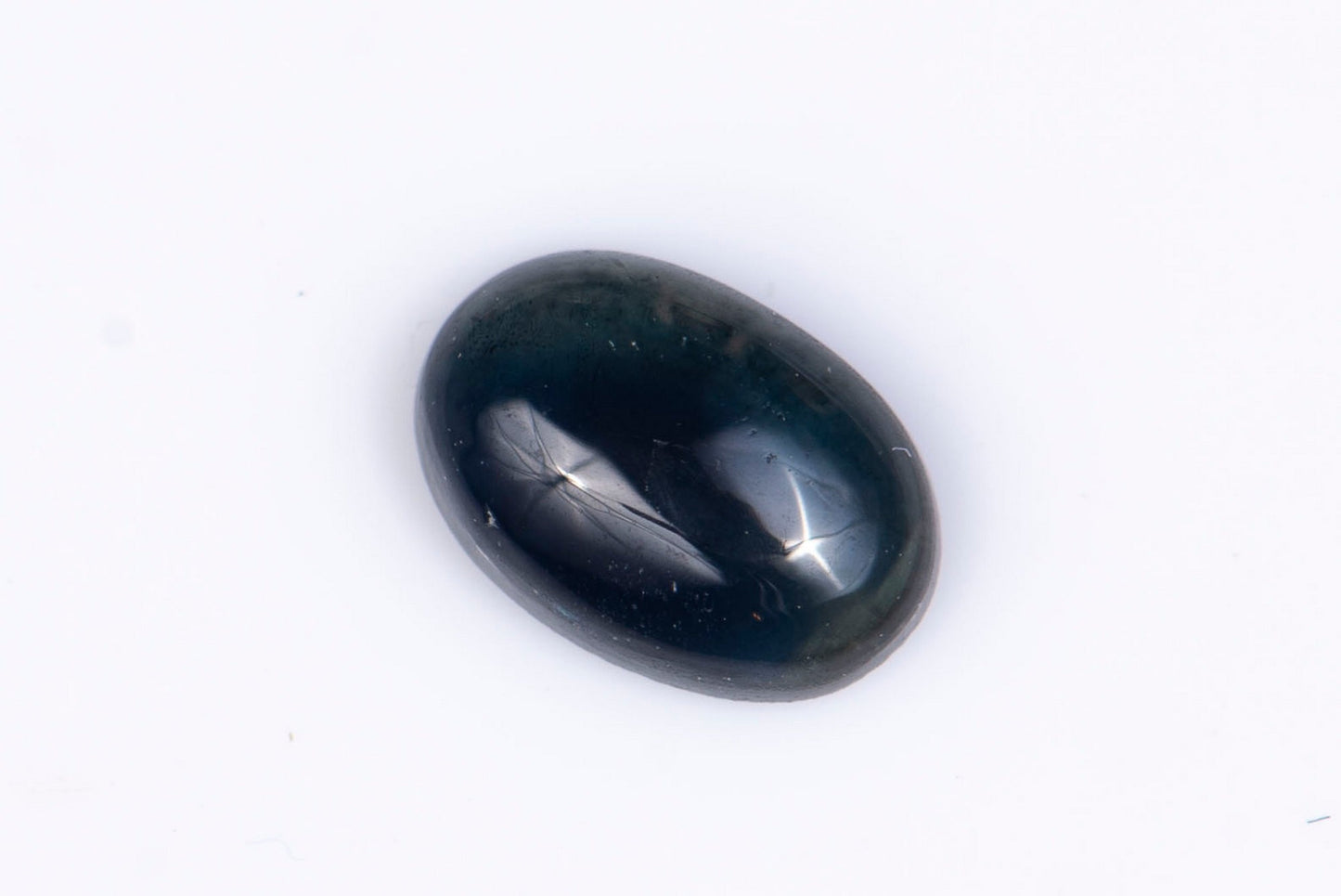 Blue sapphire 0.72ct heated only oval cabochon