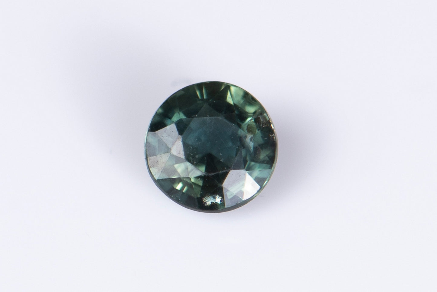 Blueish green sapphire 0.35ct heated oval cut