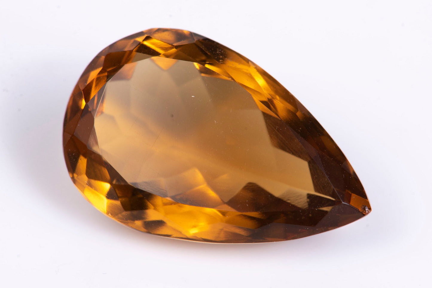 Citrine 13.34ct VS teardrop cut