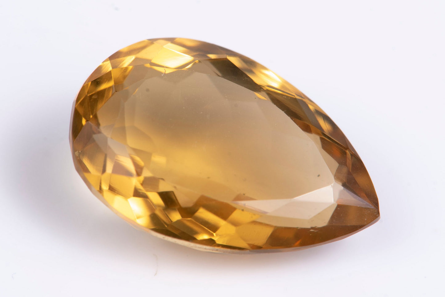 Citrine 8.43ct VS teardrop cut