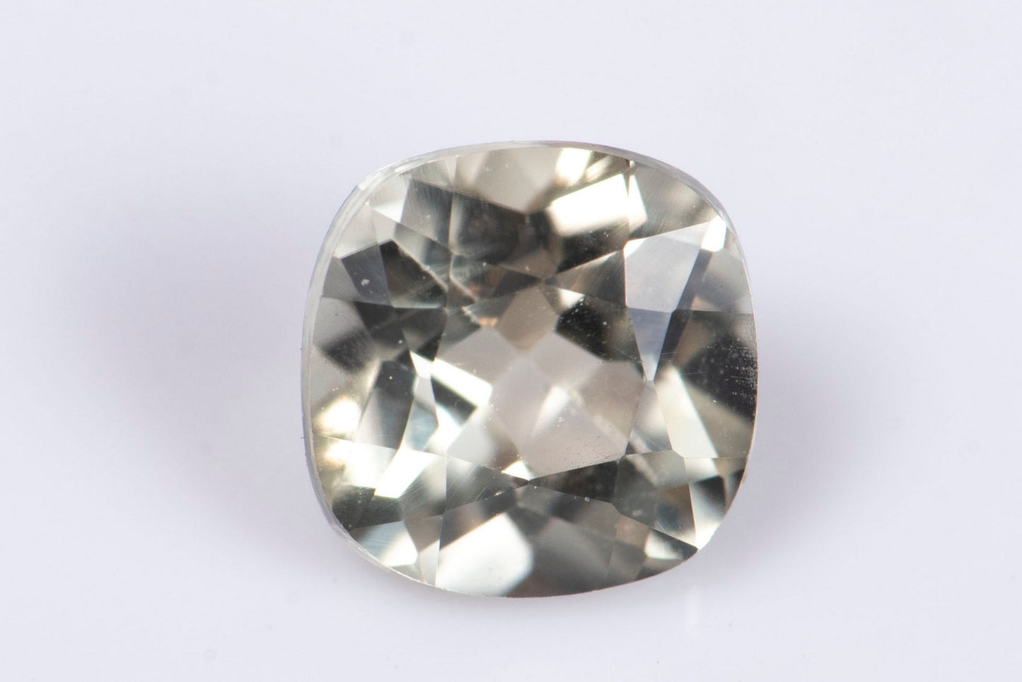 Diaspore 0.53ct VS cushion cut