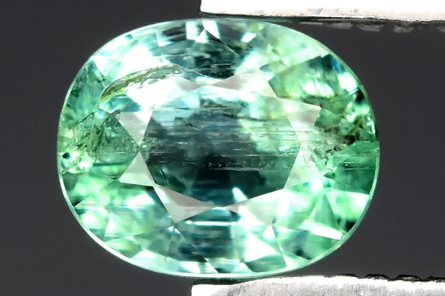 Natural Green Emerald from Nigeria 0.41ct 5x4.2mm Oval Cut
