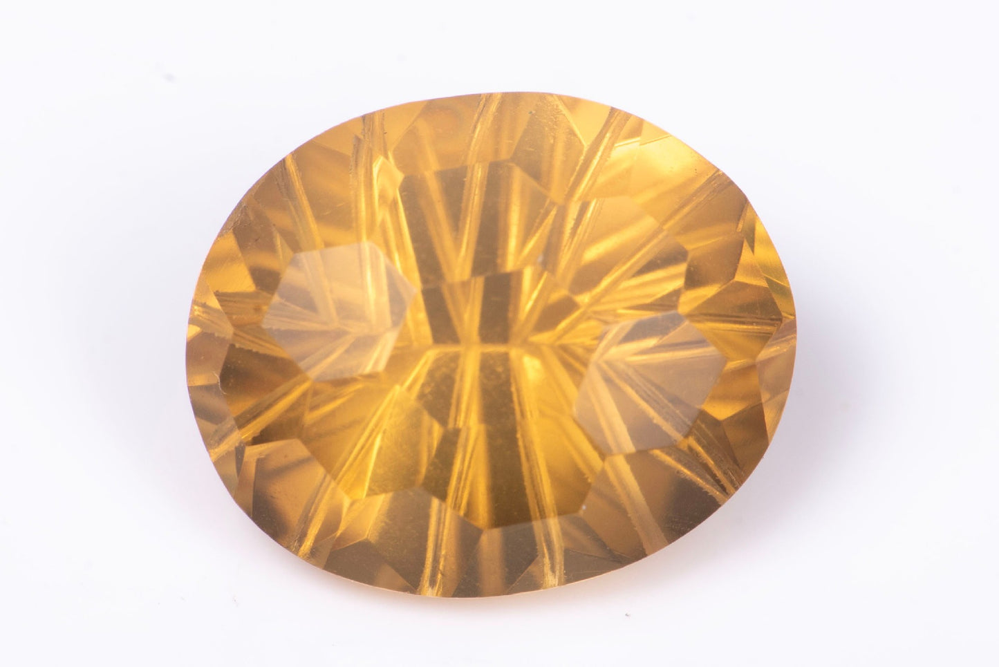 Golden citrine 4.51ct VS fancy oval cut