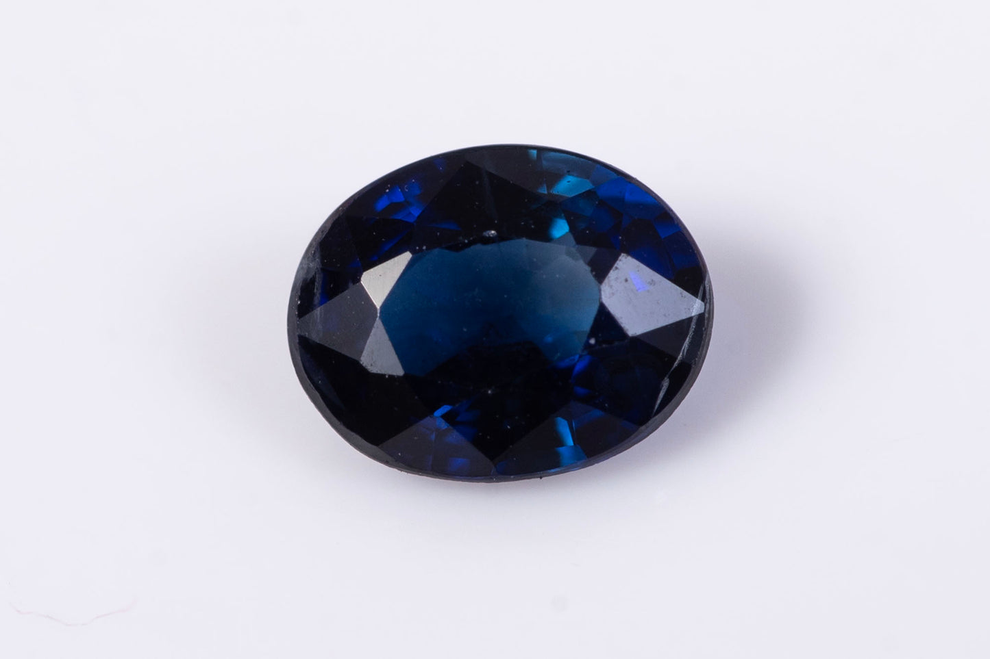 Natural blue sapphire 0.34ct VS heated oval cut loose gemstone for jewelry