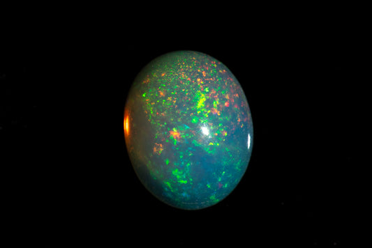 Ethiopian opal 1.05ct 9x7mm oval cabochon