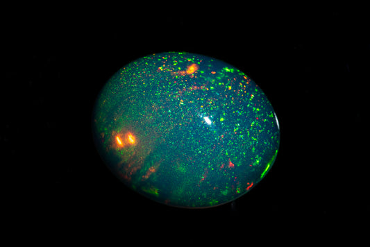 Ethiopian opal 1.08ct 9x7mm oval cabochon