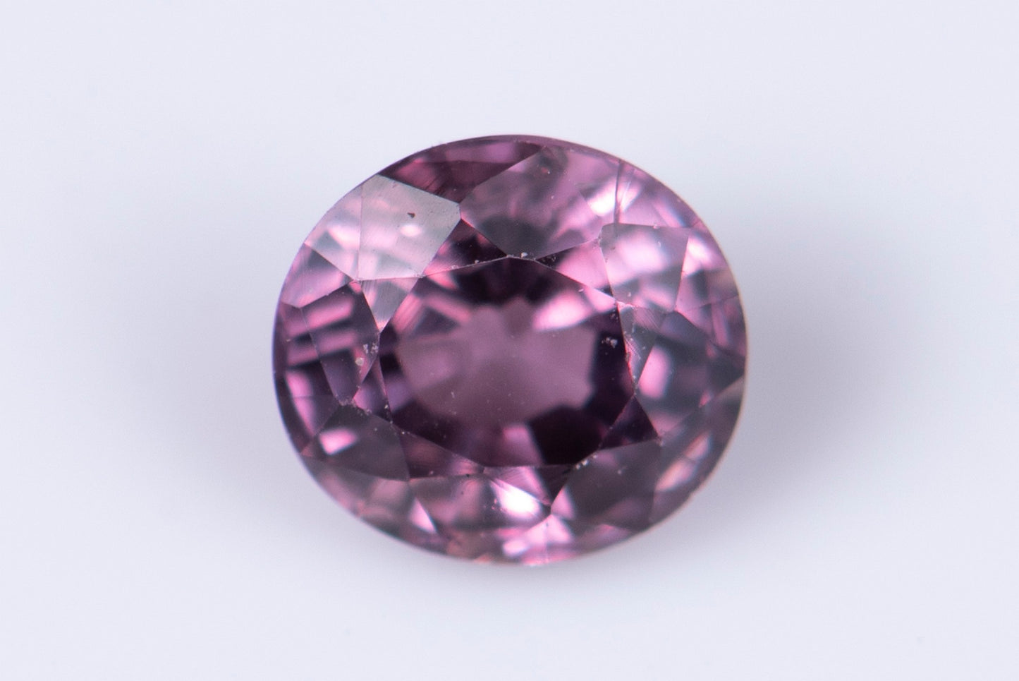 Purple sapphire 0.31ct heated only round cut