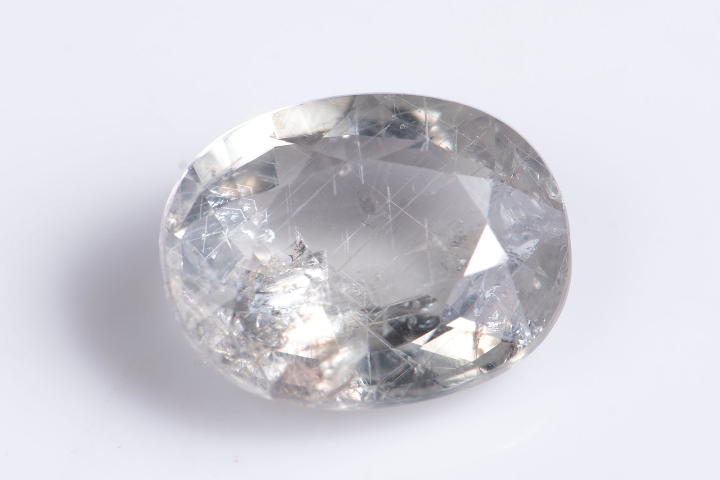 Green sapphire 1.23ct untreated oval cut