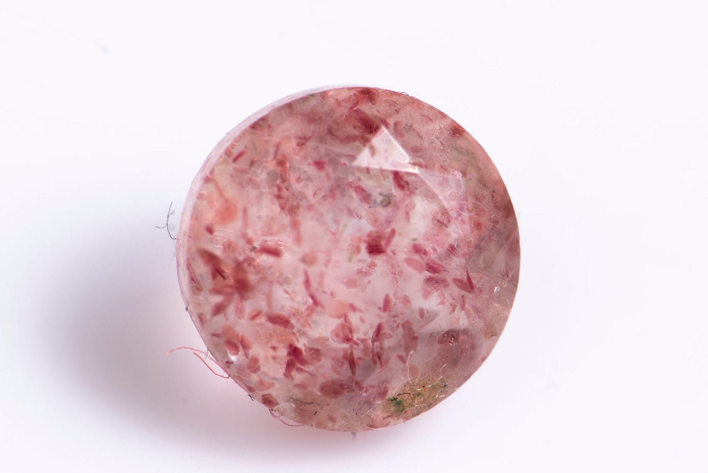 Strawberry quarz 1.00ct 6mm round cut