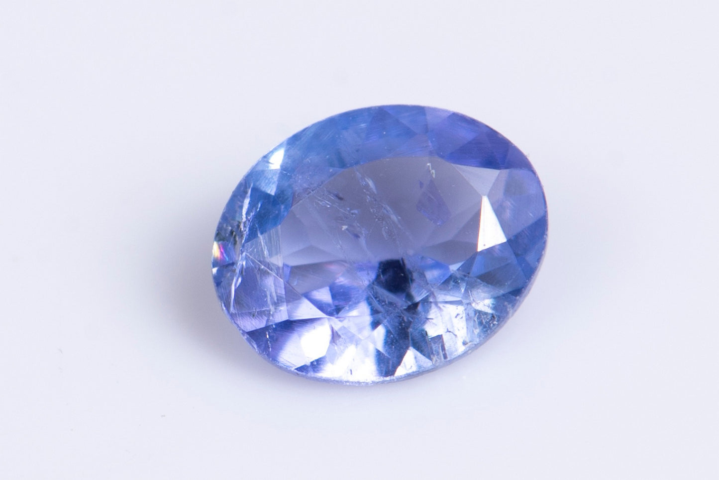 Танзанит 0.32ct, овална шлифовка
