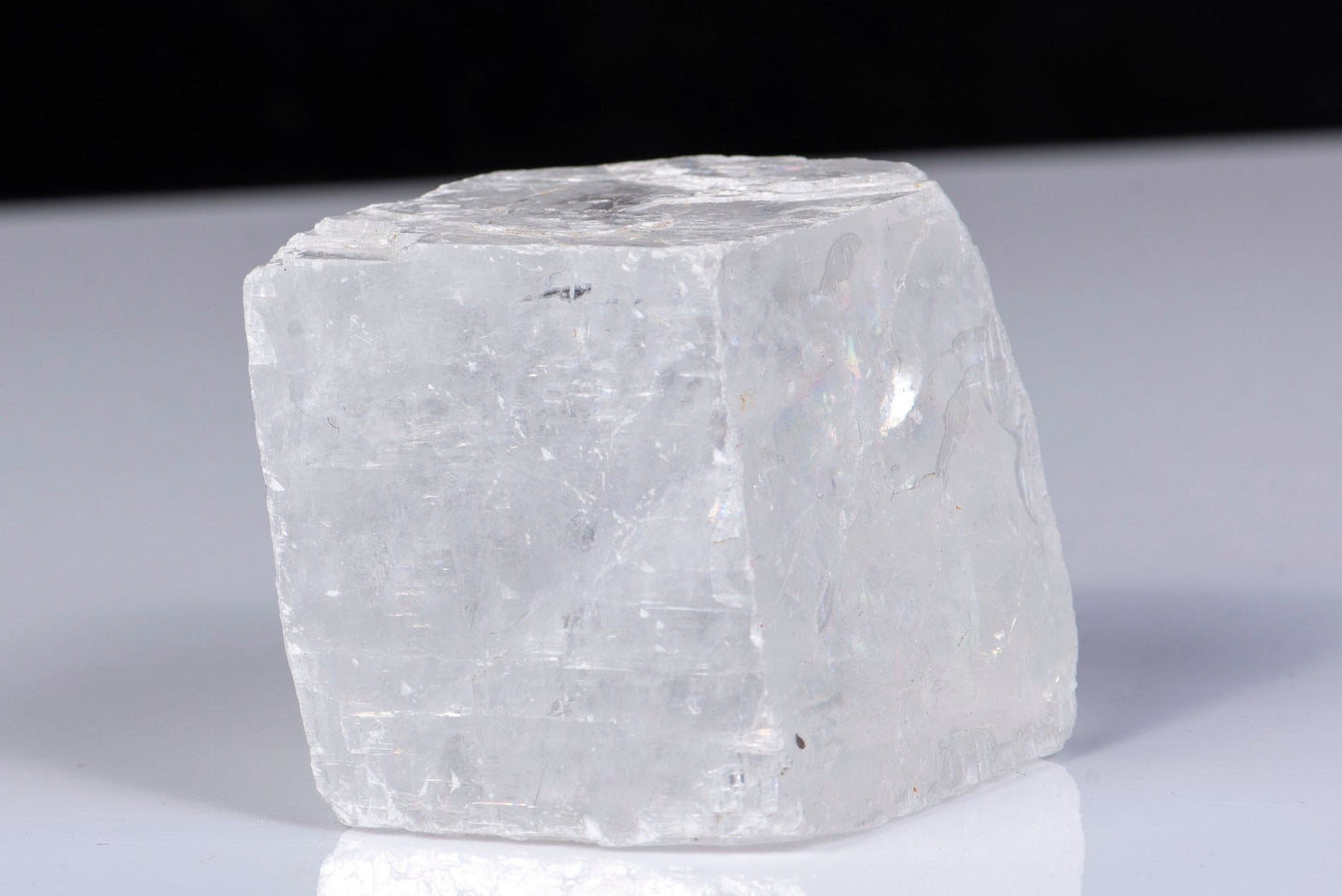 White optical calcite Iceland spar 167g