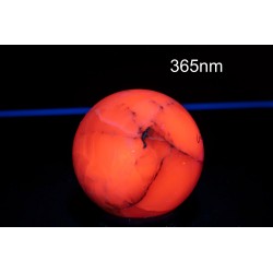 Fluorescent manganocalcite sphere 50mm 175g
