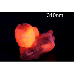 Cubic manganocalcite cluster from Bulgaria 62g fluorescent