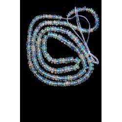 Ethiopian opal beads string 26.6ct 40cm drilled beads