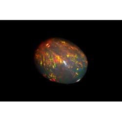 Ethiopian opal 1.70ct oval cabochon play of color