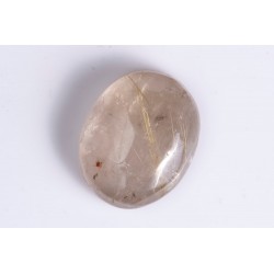 Rutile quartz 19.5ct oval cabochon