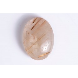 Rutile quartz 21ct oval cabochon