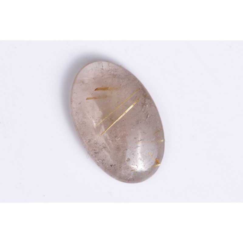 Rutile quartz 21.5ct oval cabochon