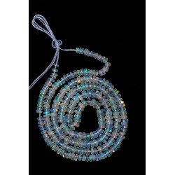 Ethiopian opal beads string 26ct 40cm drilled beads