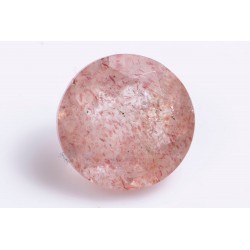 Strawberry quartz 1.97ct 8mm round cut