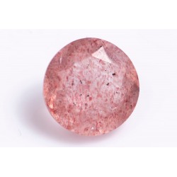 Strawberry quartz 1.92ct 8mm round cut
