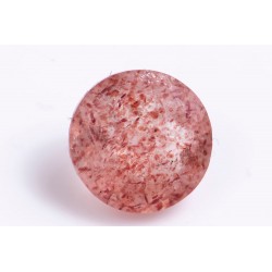 Strawberry quartz 1.77ct 7.8mm round cut