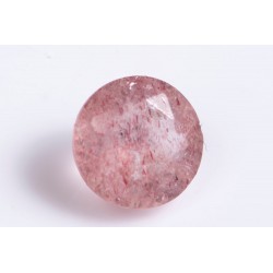 Ягодов кварц 0.83ct 6.1mm кръгла шлифовка