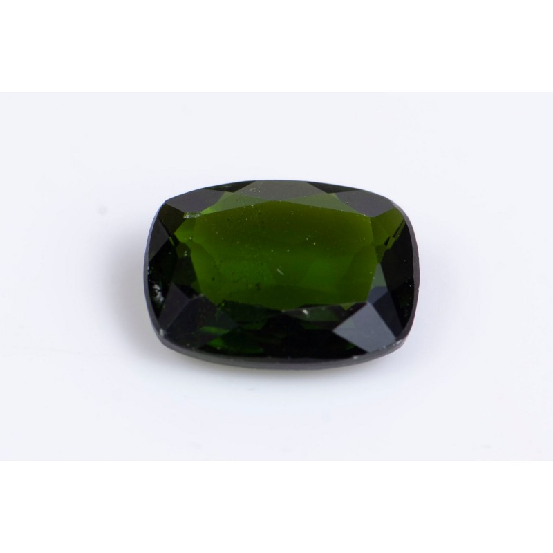 Chrome diopside 0.86ct 7x5mm cushion cut