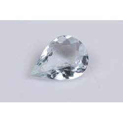 Goshenite (white aquamarine) 0.48ct teardrop cut