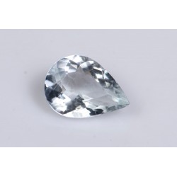 Goshenite (white aquamarine) 0.63ct teardrop cut