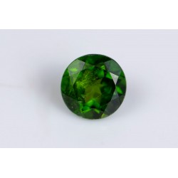 Chrome diopside 0.63ct 5mm round cut