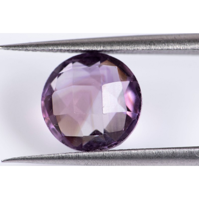 Аметист 2.37ct 8.9mm шахматна шлифовка