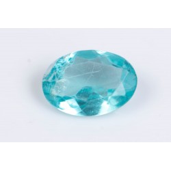 Blue apatite 0.65ct oval cut