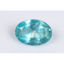 Blue apatite 0.69ct oval cut