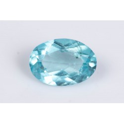 Blue apatite 0.76ct oval cut