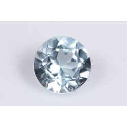 Син топаз 0.55ct 5mm кръгла шлифовка